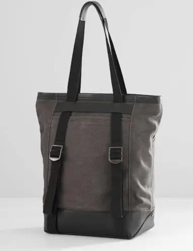 NEW PB Jeremiah Brent CONVERTIBLE DIAPER BAG 17" Gray Backpack Handbag Purse NWT