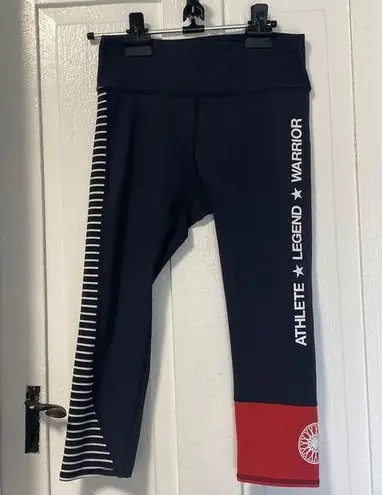 SoulCycle Women’s  Performance Crop Leggings Athlete Legend Warrior Size Large