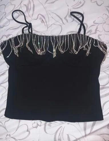 Sincerely Jules Fringe Corset Top