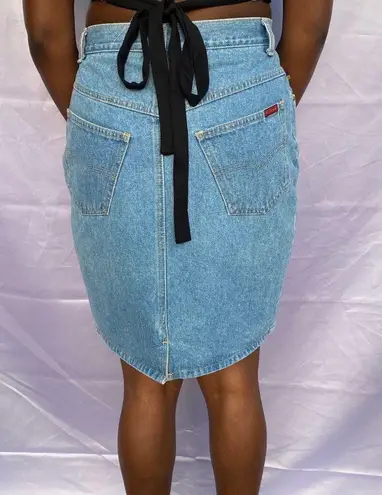 Vtg Gitano high waisted denim skirt size 10