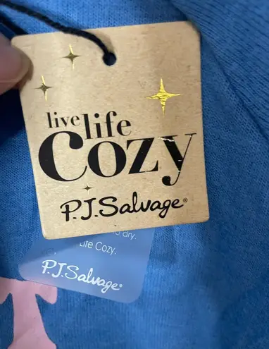 P.J. Salvage Don’t Hurry Be Happy Live Life Cozy Lounge Sweatshirt Pajama Top NWT