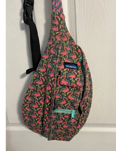 KAVU Flamingo Rope Bag