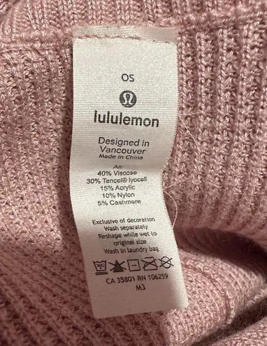 Lululemon  Forward Flow Poncho Cashmere Blend Cozy‎ Travel Cape Wrap OS