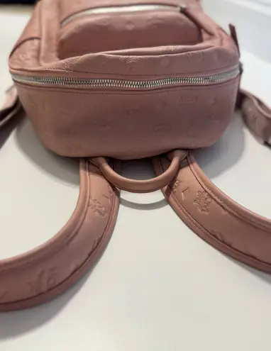 MCM Ottomar Monogram Backpack Pink