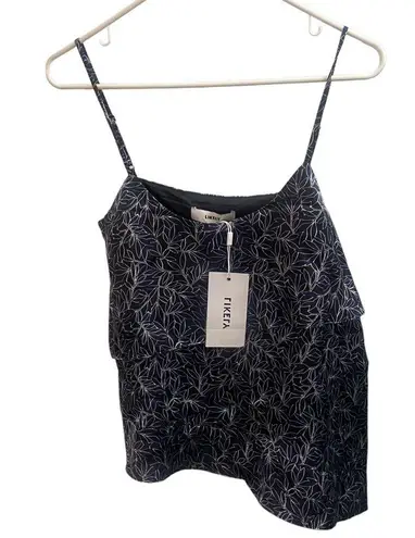 Likely NWT Charlton Asymmetrical Ruffle Tank Blouse