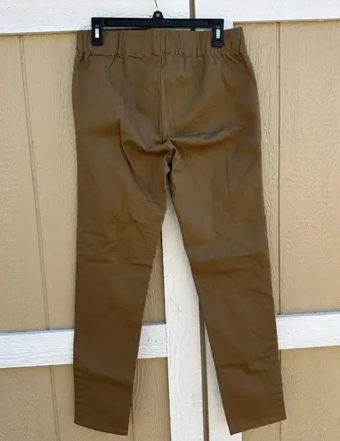 Soft Surroundings Tan Pull On Metro Legging Pants 27431 Size Small Stretch Snap