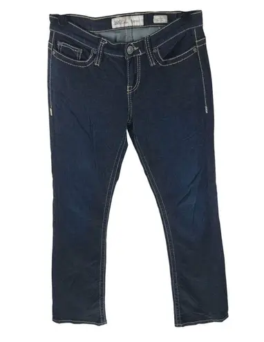 BKE Womens Jeans Payton Straight Leg Dark Wash Stretch 27x33.5