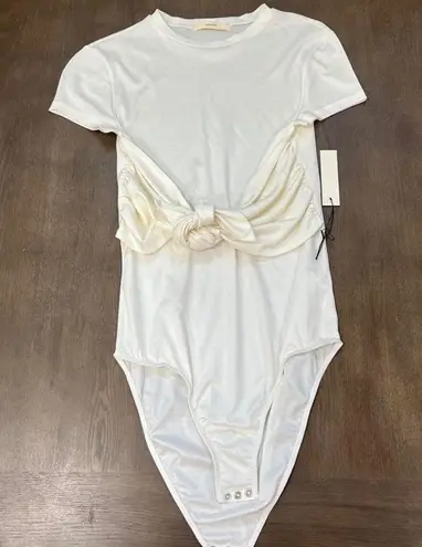 Capulet  Tie Knotted Bodysuit Cream