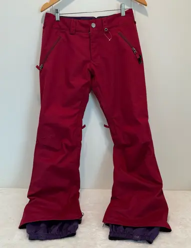 Burton  Womens Pink Ski Snow Winter Snowboard Pants Snowsuit Suit Bibs Ladies XS thumbnail 1