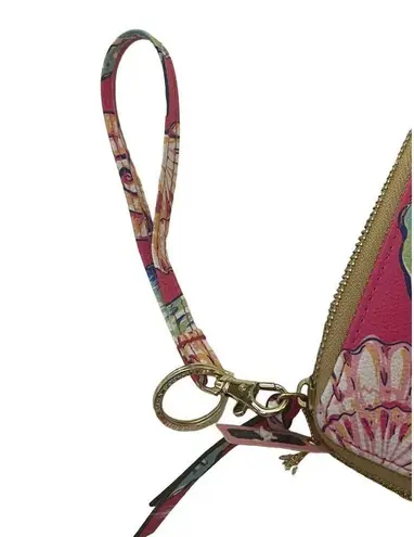 Simply Southern  Wallet Hammock Pink Seashells Starfish Zip Around Wristlet NWT