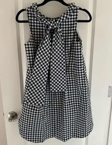 Tyler Böe Black and White Gingham Mini Dress | S