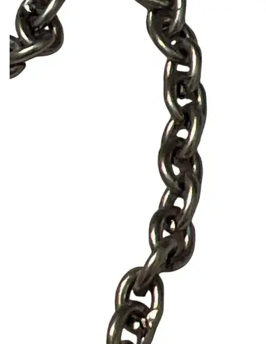 Cowboy Boot Charm Bracelet Anklet Adjustable Chain Lobster Clasp Silver Tone