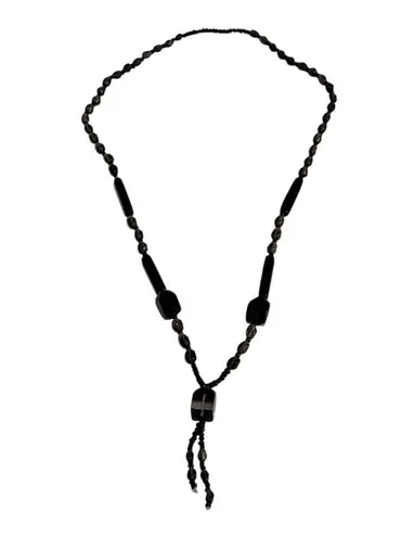 artisan Handmade Elegant Black Onyx and smoky quartz gemstone Necklace