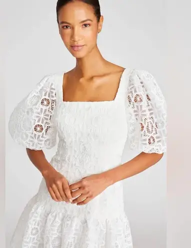 Monique Lhuillier ML Puff Sleeve Lace Dress in Ivory, Size 2 New w/Tag SOLD OUT!