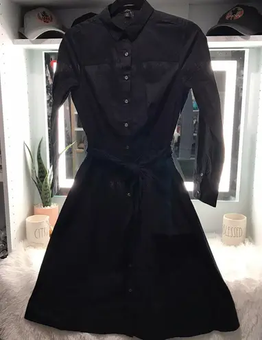 j crew black shirt dress Iria Black Lace Midi Dress | Asymmetric Ruched Skirt