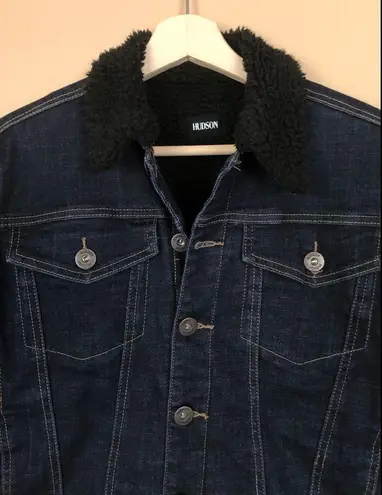 Hudson Jeans Hudson Denim Jean Fleece Lined Trucker Jacket M