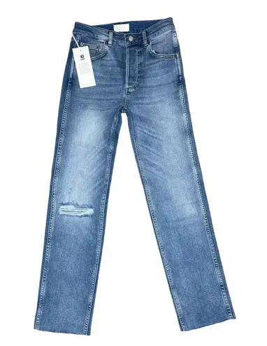 Boyish The Dempsey High-Rise Straight Jeans in Claire’s Knee Women’s Sz 24