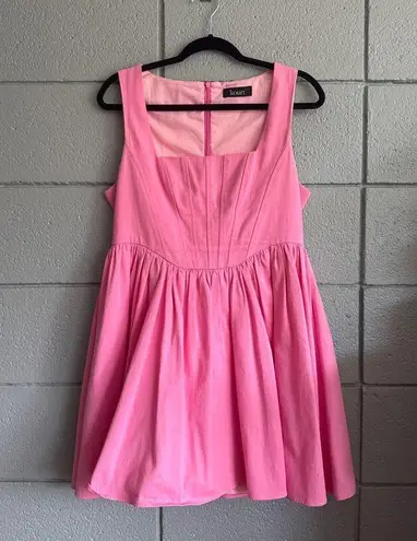 Women's Kourt Lele Corset Mini Dress in Hot Pink size L Coquette Barbie Size L