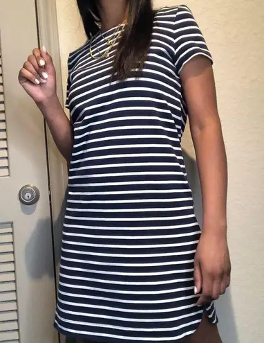 Loft Stripe Dress Size Medium