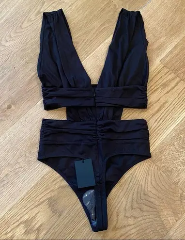 NBD Revolve -  Christienne Bodysuit / Swimsuit in Black