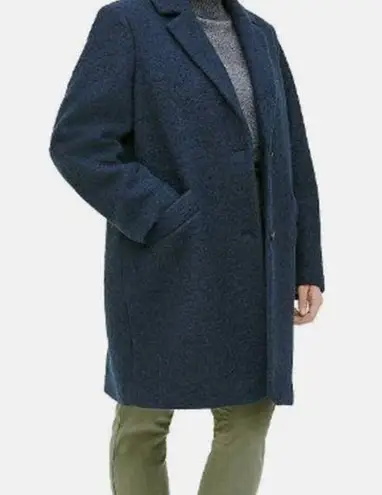 Marc New York Paige Boucl’e Coat in Dark Teal Size 16W NWT