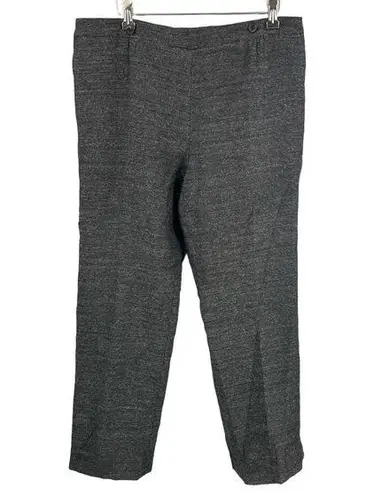Carolina Herrera Pants Dark Gray Metallic Trouser Office Formal Size 12