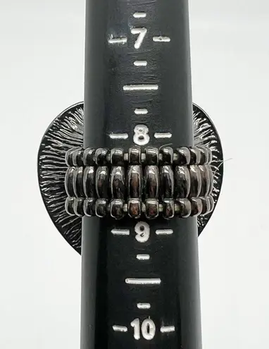 Lot of 3 Large Statement Elastic Cocktail Rings