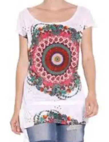 Desigual Kleid printed embellished tunic blouse xxl