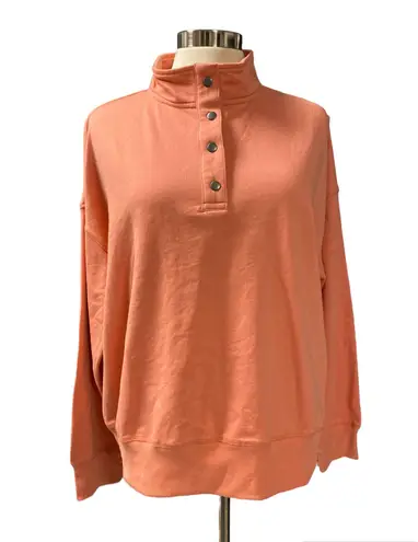 Como vintage pullover shirt 4 button neckline long sleeve size large NWT