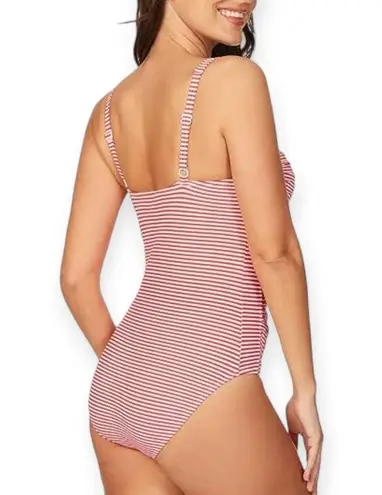Nip Tuck Swim | US 12 | Joanne Twist Front Tummy Control One Piece Swimsuit Red