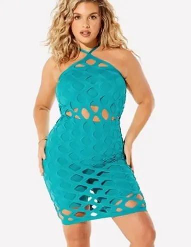 YITTY NWT Nearly Naked Open Knit Midi Dress