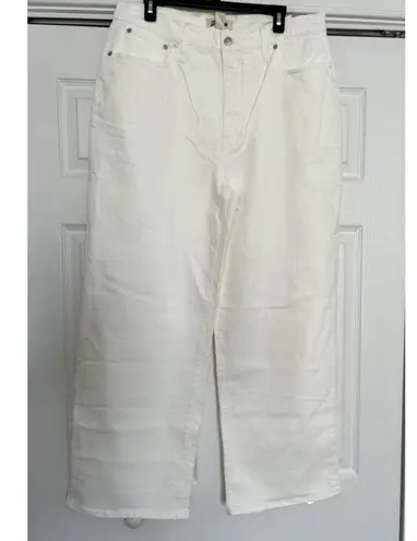 Madewell  The Perfect Vintage Wide-Leg Crop Jeans in Vintage Canvas Size 24W