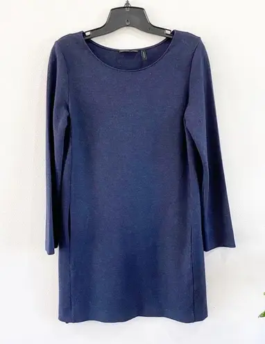 Theory  Long Sleeve Knit Dress in Double Knit Jersey