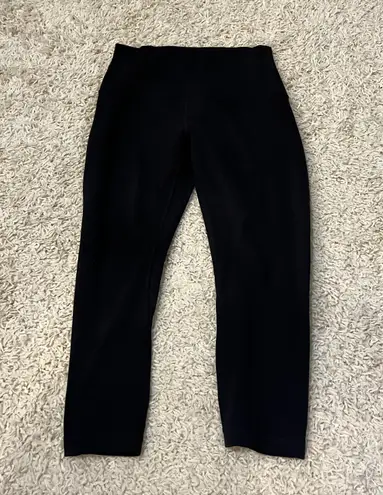 Lululemon Align Crop 21” Black Leggings Size 8