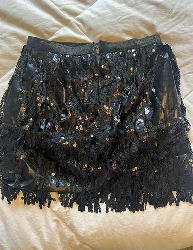 Sparkle Skirt Black Size 8