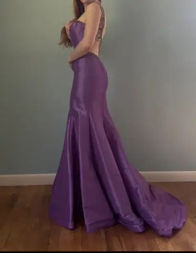 Pageant/Prom Dress Purple Size 4