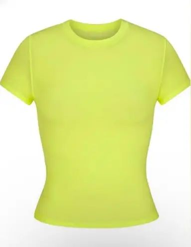 SKIMS NEW Fits Everybody T Shirt In Daffodil Large