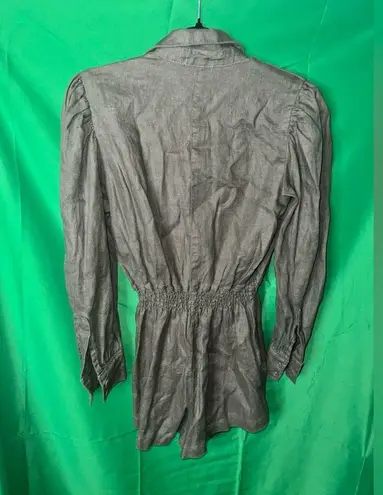 We Wore What 100% Linen Romper size XS