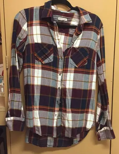 Merona Plaid Flannel Top - Image 1
