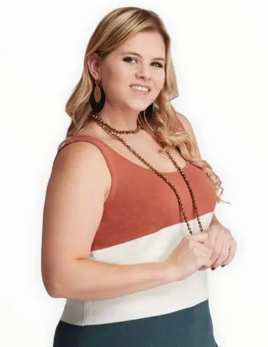 Andrée Andree’-Color Block Tank-NWT-Sz Med.
