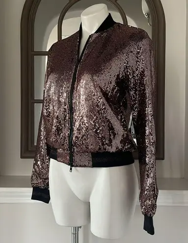 Pam & Gela Rose Mirror Ball Jacket, Size P/XS New w/Tag Retail $275