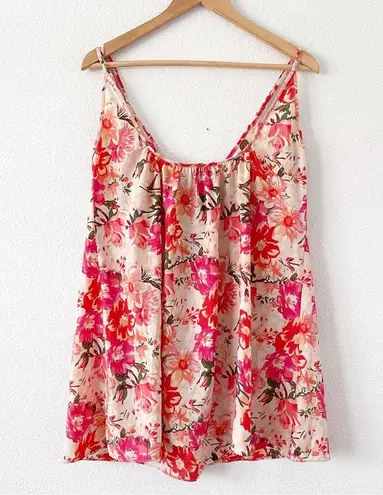 Show Me Your Mumu  Trapeze Mini Dress in Pretty Pretty Petals