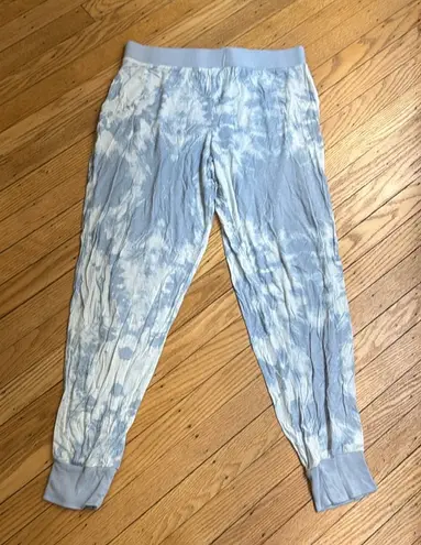 Honeydew Intimates Blue White Tie Dye Pajama Jogger Pants Medium