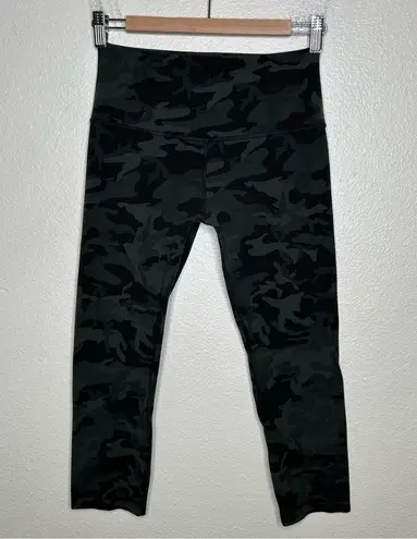 Lululemon  Align Crop Incognito Camo Multi Gator Green 8 - Image 1