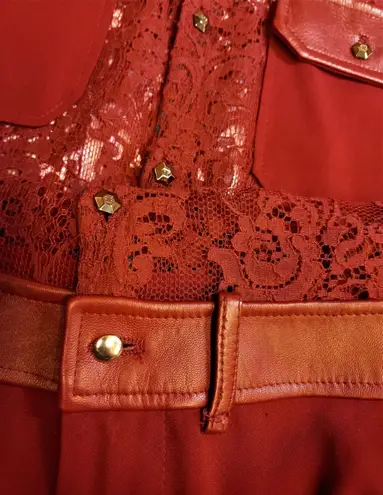 Bloomingdales Philipp Plein Limited Edition Lace & Crepe Playsuit