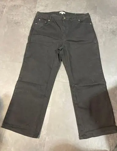 Woman Within Sleek Black Uncanventional Pants - Timeless Style & Comfort