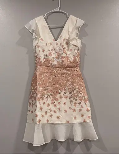 Chi Chi London Nelley Embroidered Jacquard Dress 4