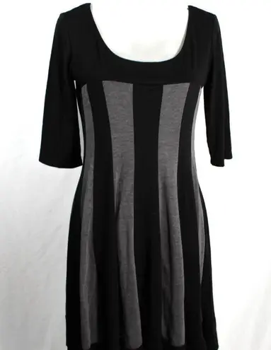 Whimsigoth Gothic Vintage 2000s Y2K Goth Black and Gray Dress Size XL