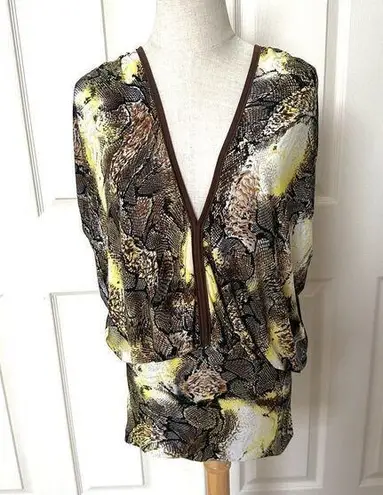 Savee laguna Golden Snake dress size Small NWT