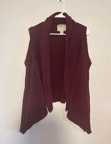 Bob Timberlake Men’s Sweater Medium – Cotton Acrylic Wool Blend Red